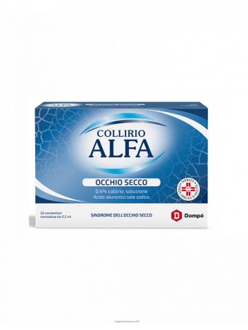 Collirio Alfa Occhio Secco Acido Ialuronico 20 Flaconcini