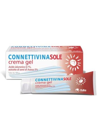 Connettivinasole Crema Gel Scottature Eritemi Solari 100g