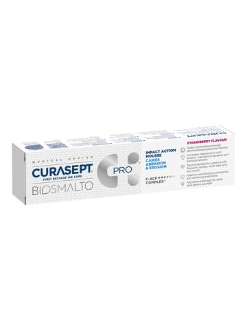 Curasept Biosmalto Mousse Fragola Carie Abrasione & Erosione 50ml