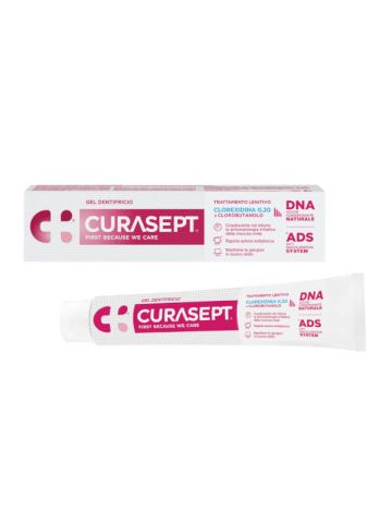 Curasept Gel Dentifricio 0,20% Clorexidina Lenitivo Ads+dna 75ml