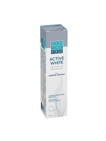 Dentalpro Active White Dentifricio Sbiancante Carbone Vegetale 75ml
