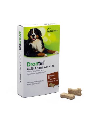 DRONTAL_MULTI_AROMA_CARNE_XL_CANI_TAGLIA_GRANDE_8_COMPRESSE