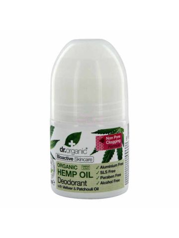 Dr Organic Hemp Oil Deodorante Roll-on 50ml