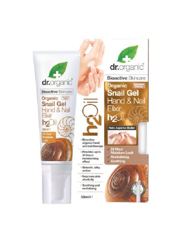 Dr Organic Snail Gel Elisir Mani & Unghie 50ml