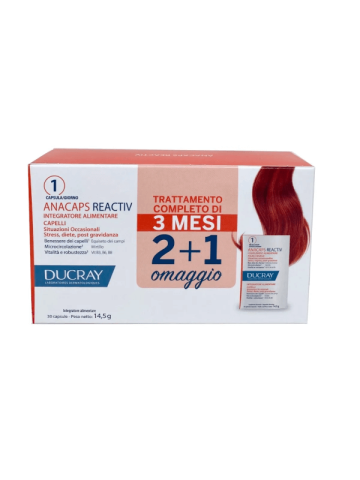 Ducray Anacaps Reactiv Trio 3 Mesi 3x30 Capsule