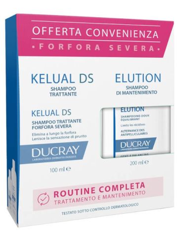 Ducray Kelual Ds Shampoo Antiforfora 100ml + Elution 200ml