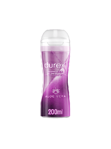 Durex Massage 2 In 1 Aloe Vera Gel Lubrificante 200ml