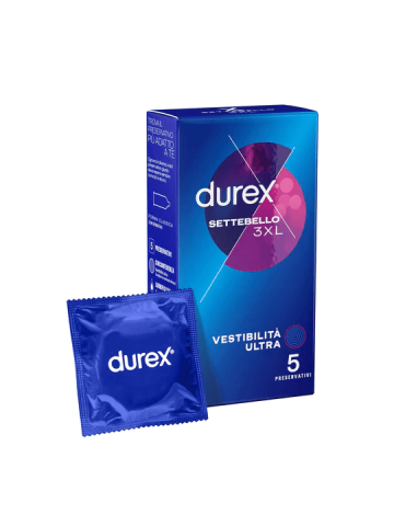Durex Settebello 3xl Preservativi 5 Pezzi