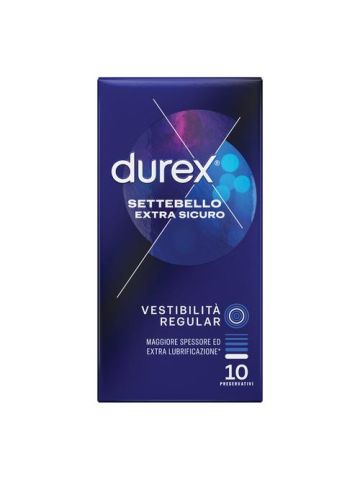 Durex Settebello Extra Sicuro Preservativi 10 Pezzi