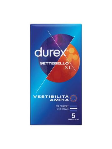 Durex Settebello Xl Preservativi 5 Pezzi