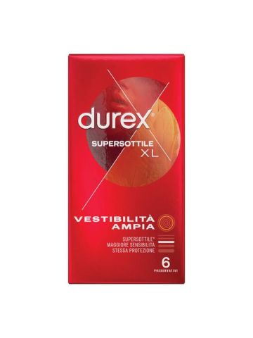 Durex Supersottile Xl Preservativi 6 Pezzi