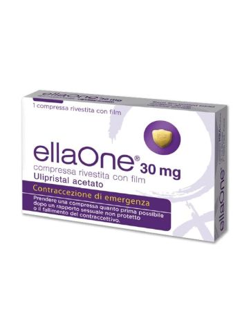 Ellaone Pillola Contraccettiva D'emergenza Ulipristal 30mg 1 Compressa