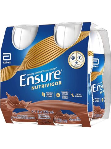 Ensure Nutrivigor Liquido Cioccolato 4x220ml