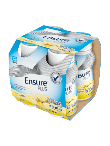 Ensure Plus Banana Alimento Nutrizionale Completo 4x200ml