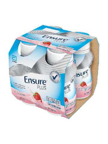 Ensure Plus Fragola Alimento Nutrizionale Completo 4x200ml