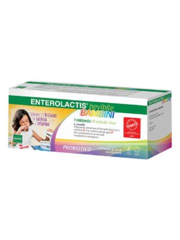 Enterolactis Bevibile Bambini 12 Flaconcini 10ml