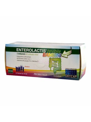 Enterolactis Bevibile Bambini 12 Flaconcini 10ml Sostituito