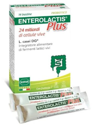 Enterolactis Plus 24 Miliardi Polvere 14 Bustine