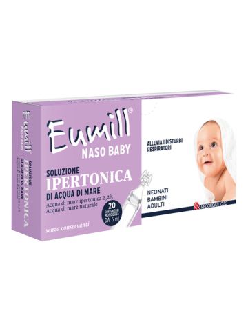 Eumill Naso Baby Soluzione Ipertonica 20 Monodose