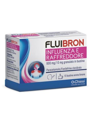 Fluibron Influenza E Raffreddore 10 Bustine