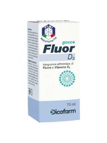 Fluor D3 Fluoro Vitamina D3 Gocce 10ml