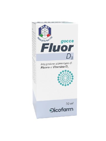 Fluor D3 Fluoro Vitamina D3 Gocce 10ml