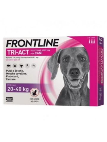 Frontline Tri-act Cani 20-40 Kg 3 Pipette