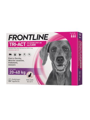 Frontline Tri-act Cani 20-40 Kg 3 Pipette