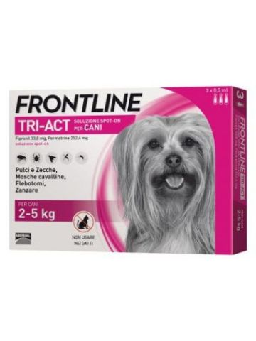 Frontline Tri-act Cani 2-5 Kg 3 Pipette