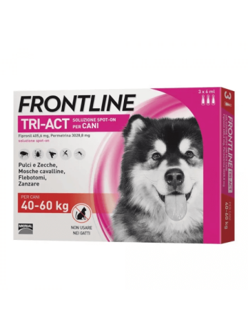 Frontline Tri-act Cani 40-60 Kg 3 Pipette