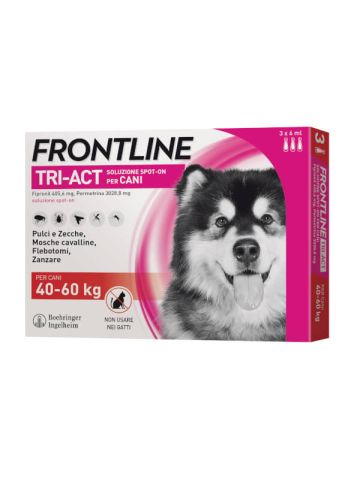 Frontline Tri-act Cani 40-60 Kg 3 Pipette