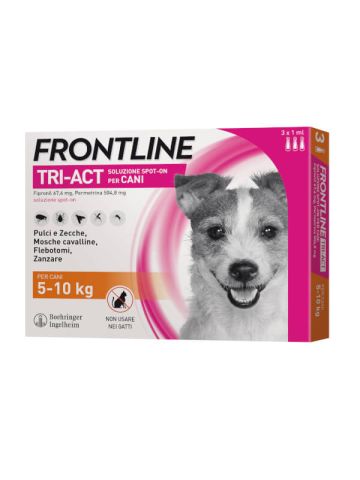 Frontline Tri-act Cani 5-10 Kg 3 Pipette