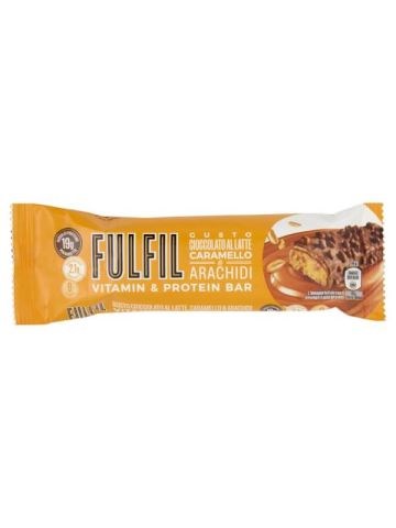 Fulfil Bar Fulfil Bar Cioccolato Al Latte, Caramello & Arachidi 15 X 55 Grammi