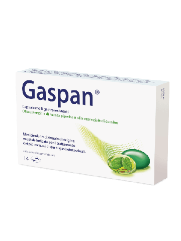 Gaspan Gonfiore Intestinale 14 Capsule Molli Gastroresistenti