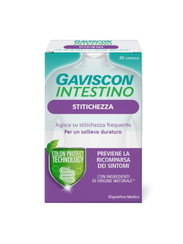 Gaviscon Intestino Stitichezza 30 Capsule