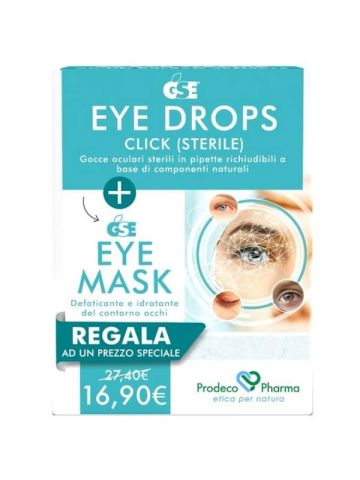 Gse Eye Drops Click Collirio + Eye Mask 5 Compresse Oculari