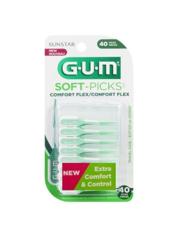 Gum Soft-picks Comfort Flex Scovolini Gomma 40 Pezzi