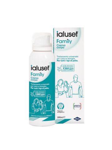 Ialuset Family Crema Corpo Famiglia Acido Ialuronico Spray 100ml