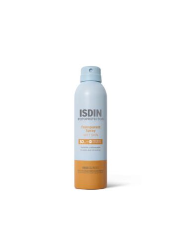 ISDIN_FOTOPROTECTOR_TRANSPARENT_SPRAY_WET_SKIN_SPF30_SOLARE_250ML