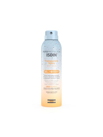 Isdin Fotoprotector Transparent Spray Wet Skin Spf50+ Solare Alta Protezione 250ml