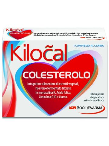 Kilocal Colesterolo Riso Rosso Fermentato 30 Compresse