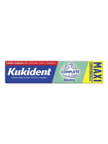 Kukident Complete Neutro Crema Adesiva Protesi Dentarie 65g