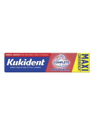 Kukident Complete Plus Original Crema Adesiva Protesi Dentarie 65g