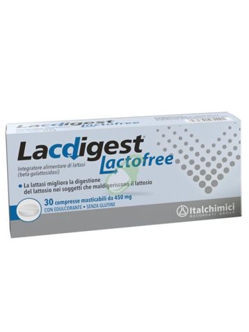 Lacdigest Lactofree Intolleranza Lattosio 30 Compresse Masticabili