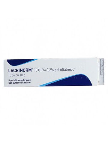 Lacrinorm Gel Oftalmico Occhi Secchi 0,01%+0,2% 10g