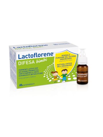 Lactoflorene Difesa Bimbi Fermenti Lattici Bambino 10 Flaconcini