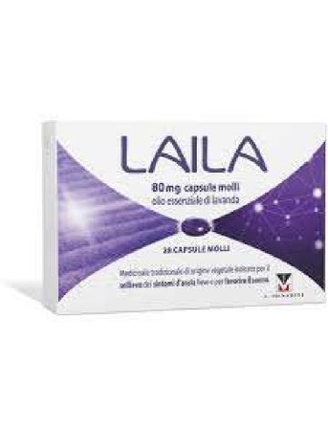 Laila Olio Essenziale Di Lavanda 80mg 28 Capsule Molli