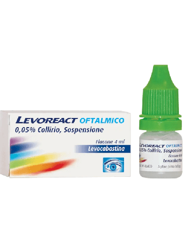 Levoreact Oftalmico Collirio Multidose 0,05% 4ml
