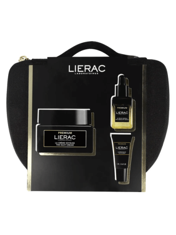 Lierac Trousse Natale Premium Soyeuse Pelle Mista + Siero + Occhi