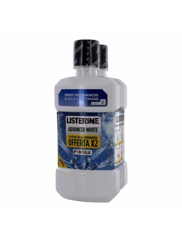 Listerine Advanced White Collutorio Bundle 2x500ml